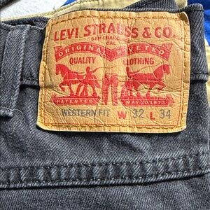 Levi's Men's Black Jeans